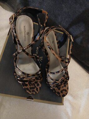 Cheetah print heels